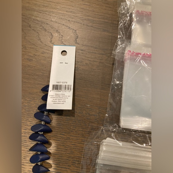 Jewelry Maker Essentials Clear Storage Bags Thank You Cards - Picture 5 of 16